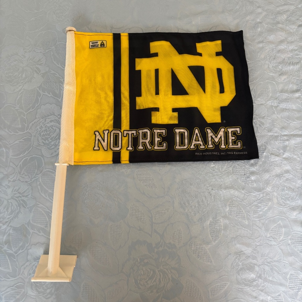 Notre Dame Car Flag